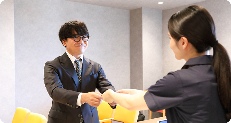 完全予約制で待ち時間の短縮